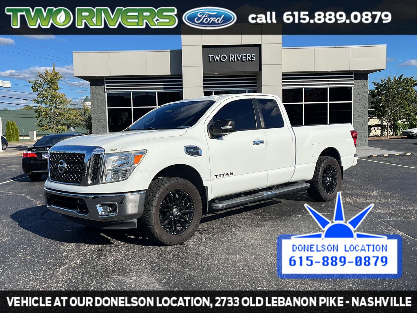 Used 2017 Glacier White Nissan SV image 1