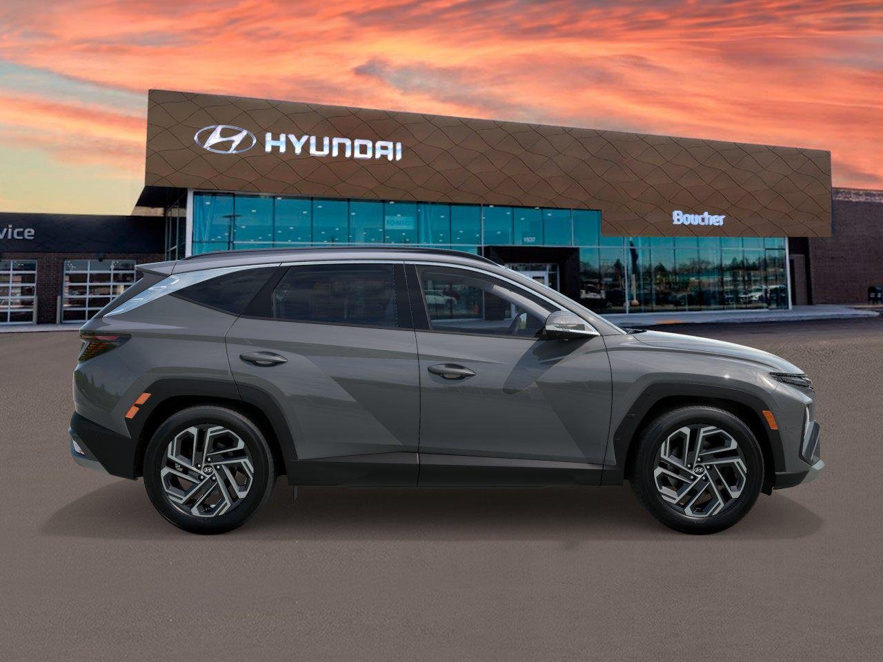 New 2026 Hampton Gray Hyundai Limited AWD image 7