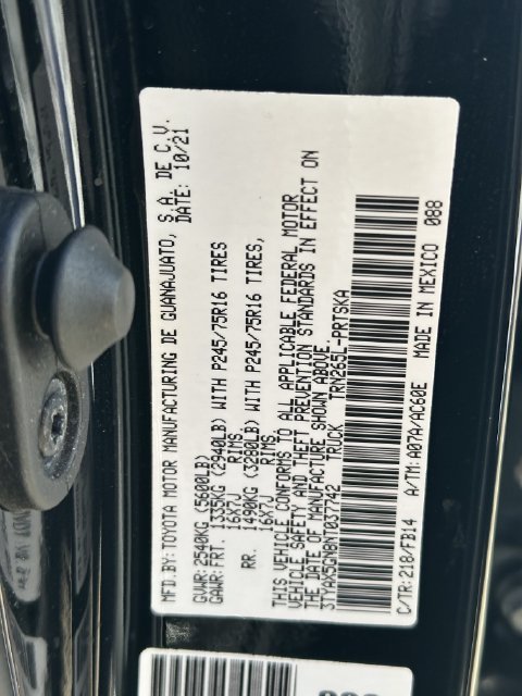 Certified Used 2022 Black Toyota SR image 32