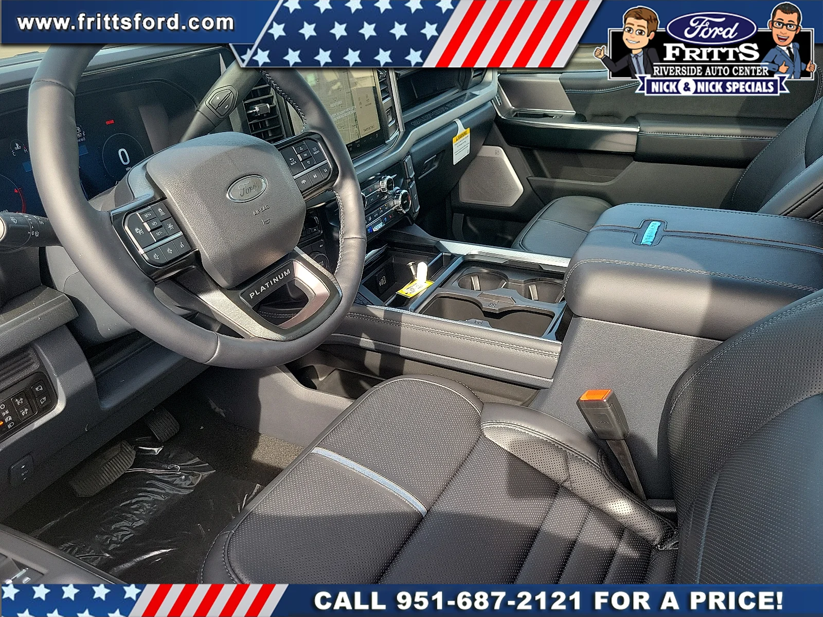 New 2026 Star White Metallic Tri-Coat Ford F-250® Platinum® image 3