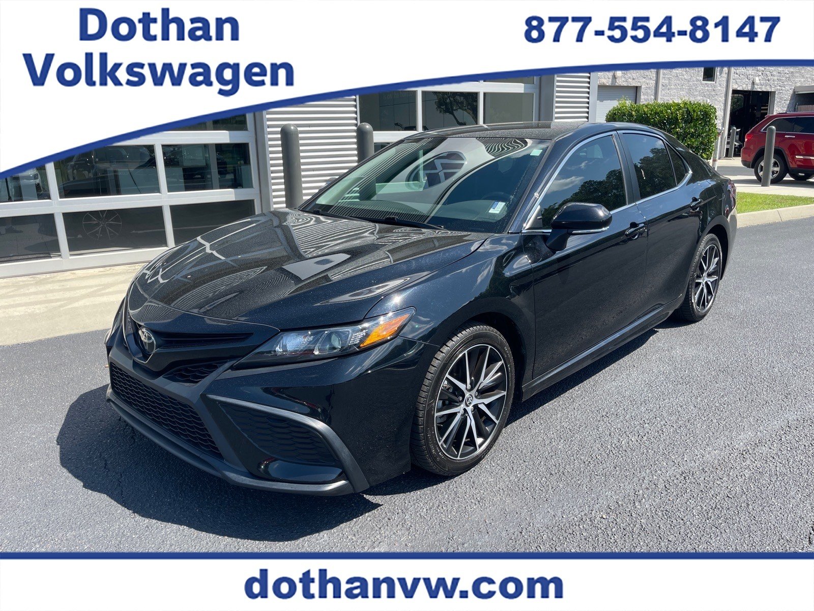 Used 2023 Midnight Black Metallic 218 Toyota SE image 1
