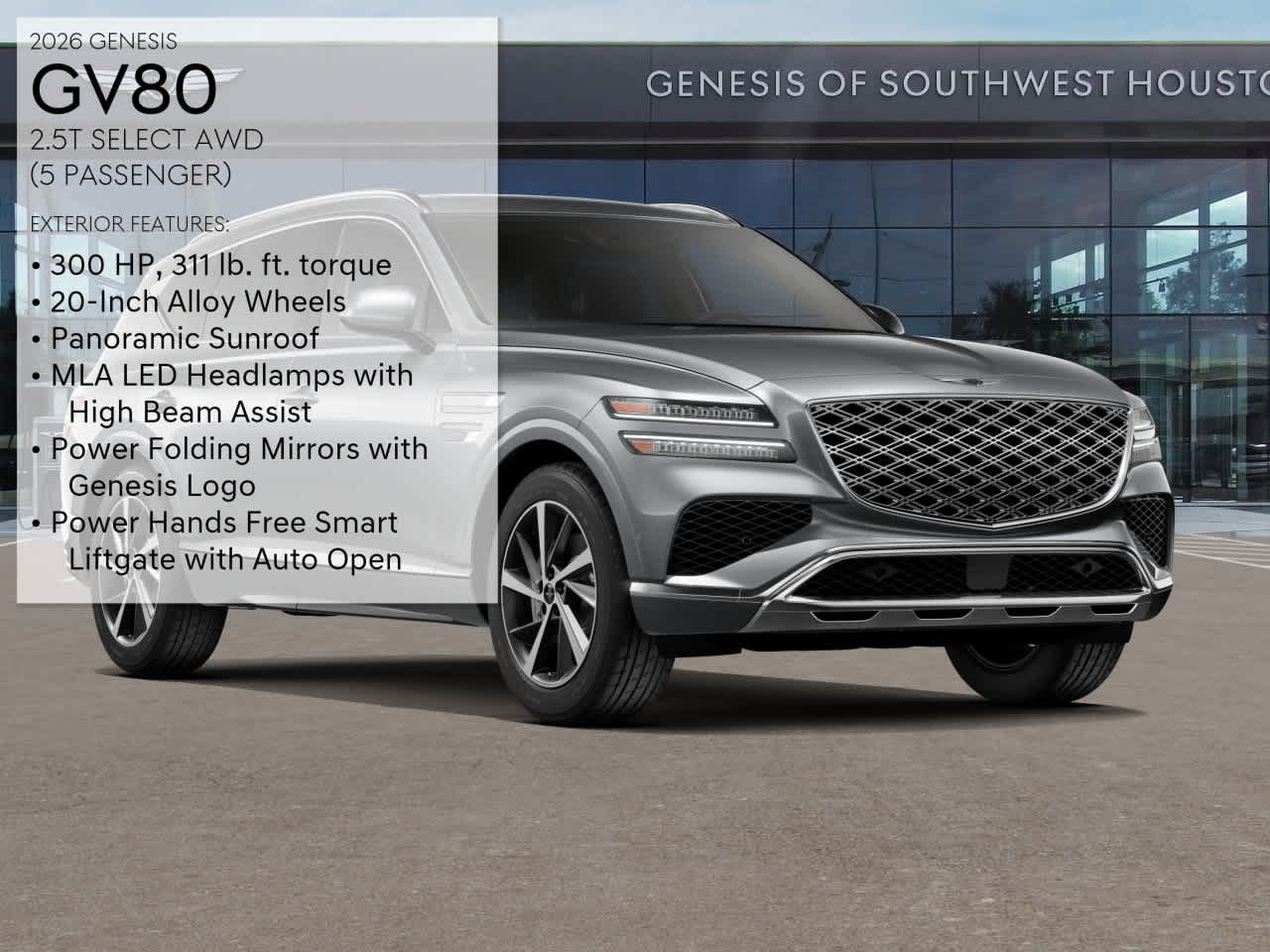 New 2026 Savile Silver Genesis 2.5T SELECT image 3