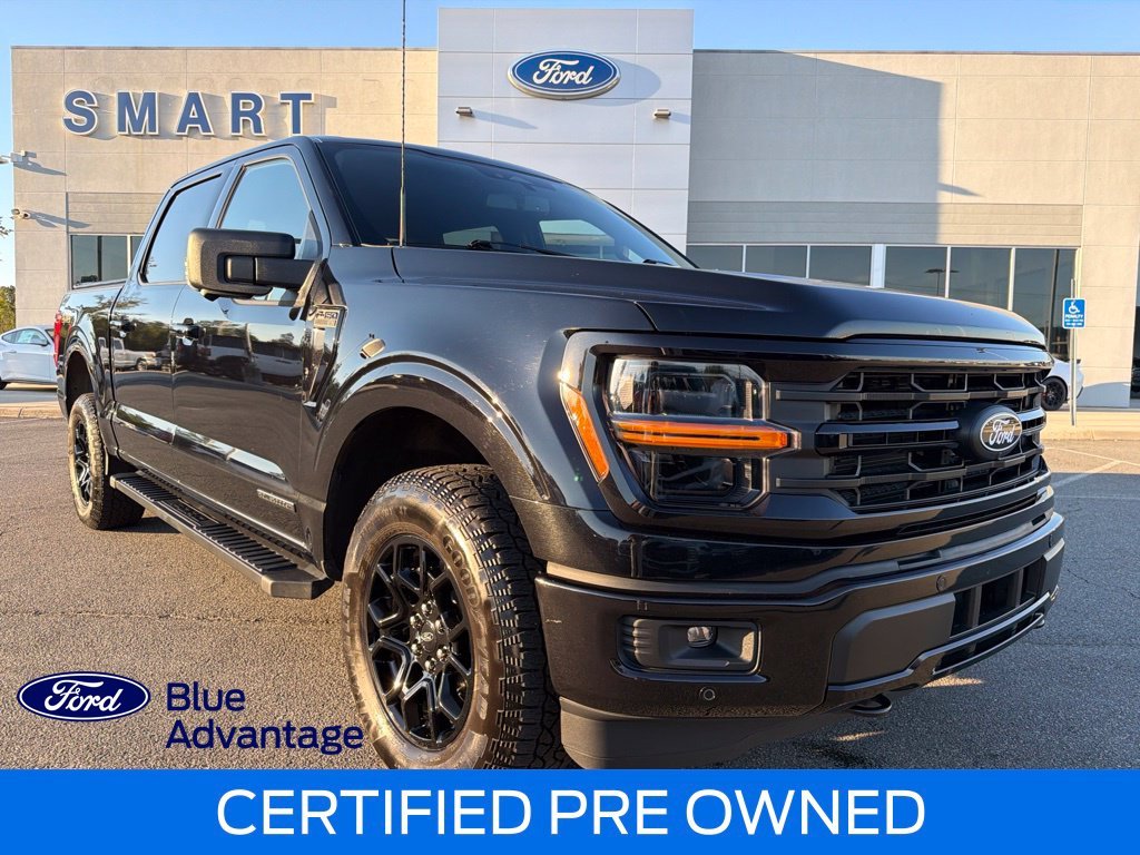 Certified Used 2024 Agate Black Metallic Ford XLT image 1