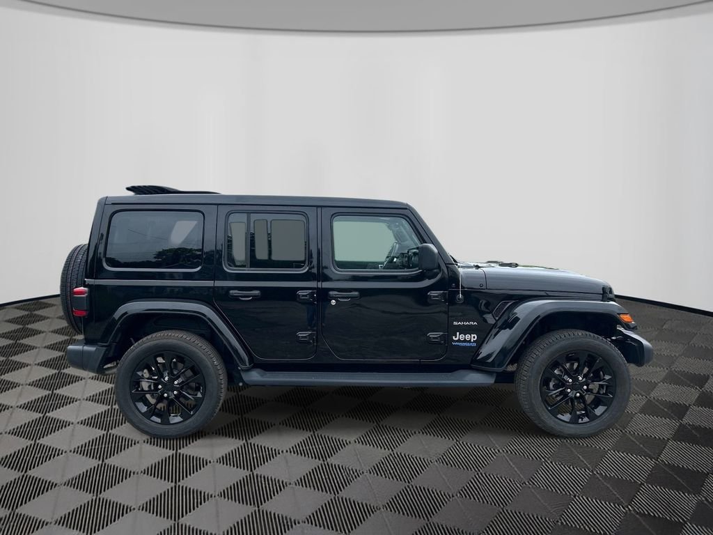 Used 2021 Black Jeep Unlimited Sahara 4xe image 6