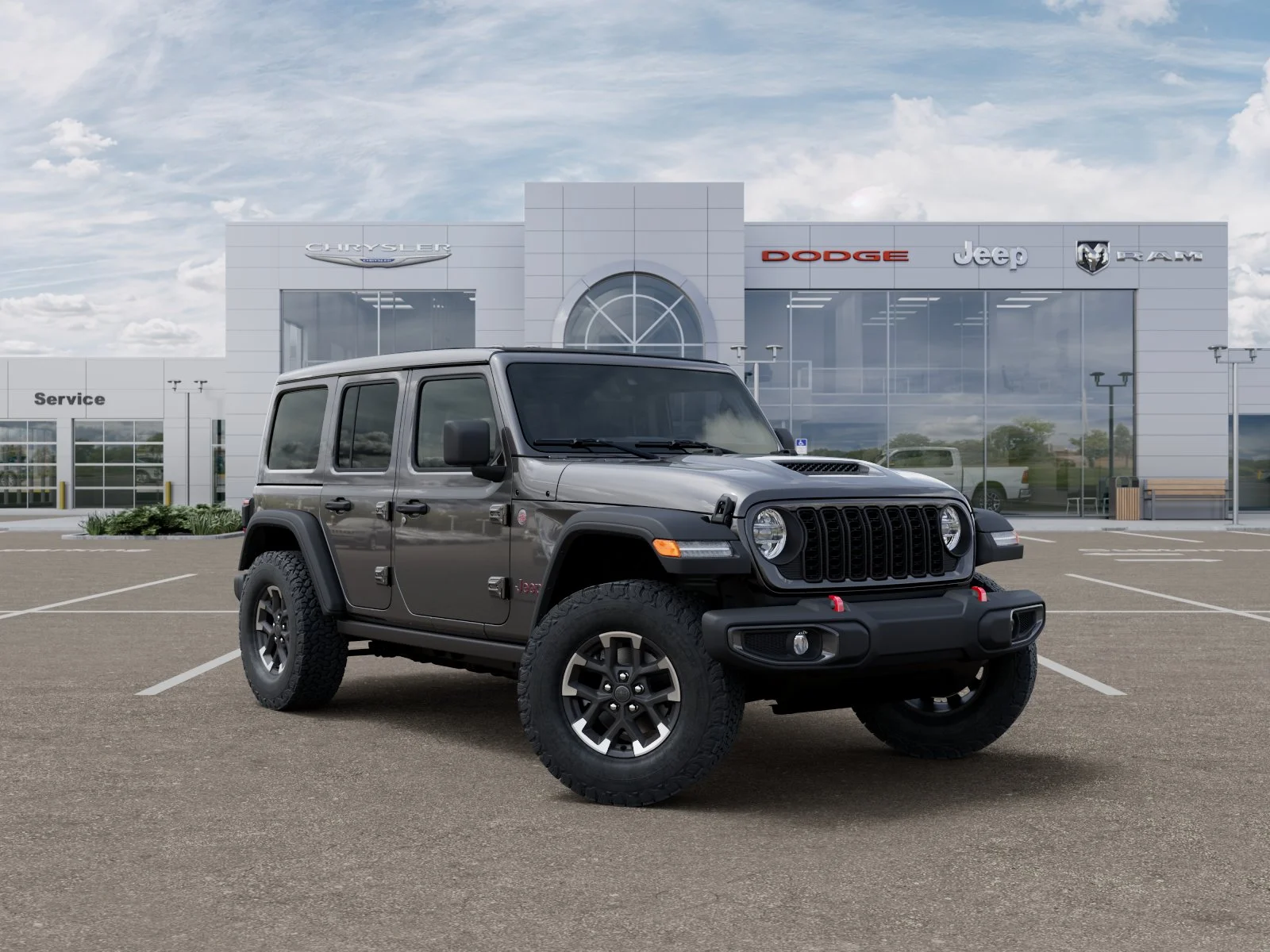 New 2026 Granite Crystal Metallic Clear-Coat Exterior Paint Jeep Rubicon image 32