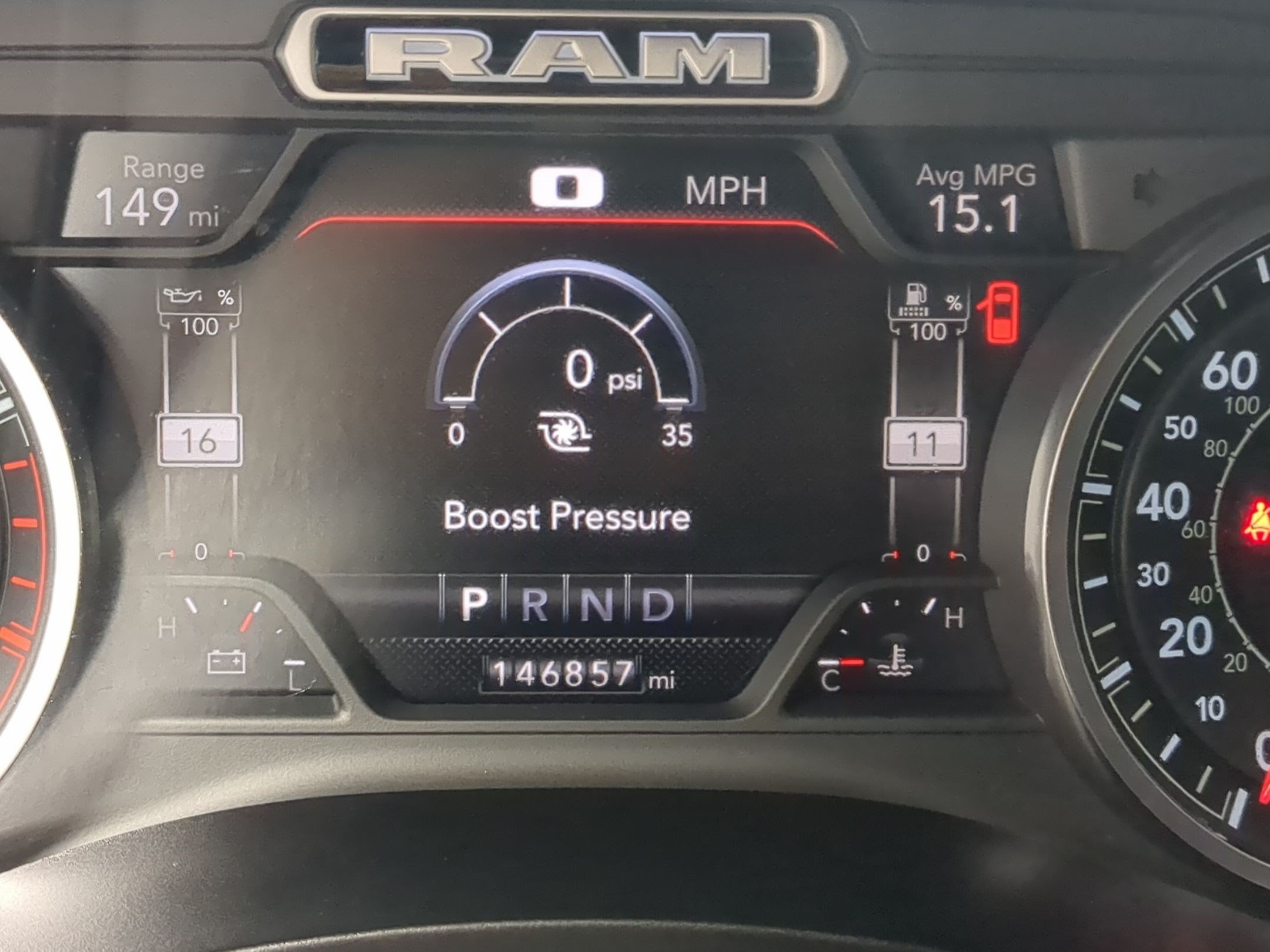Used 2019 Flame Red Clearcoat Ram Laramie image 23