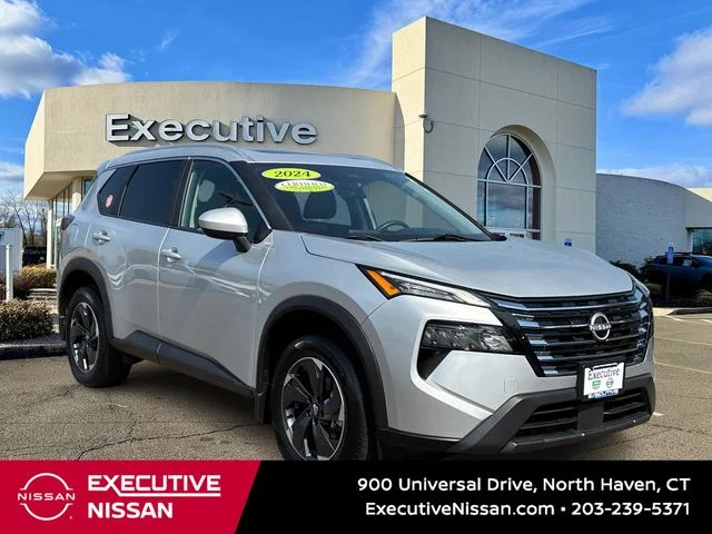 Certified Used 2024 Silver Nissan SV image 1
