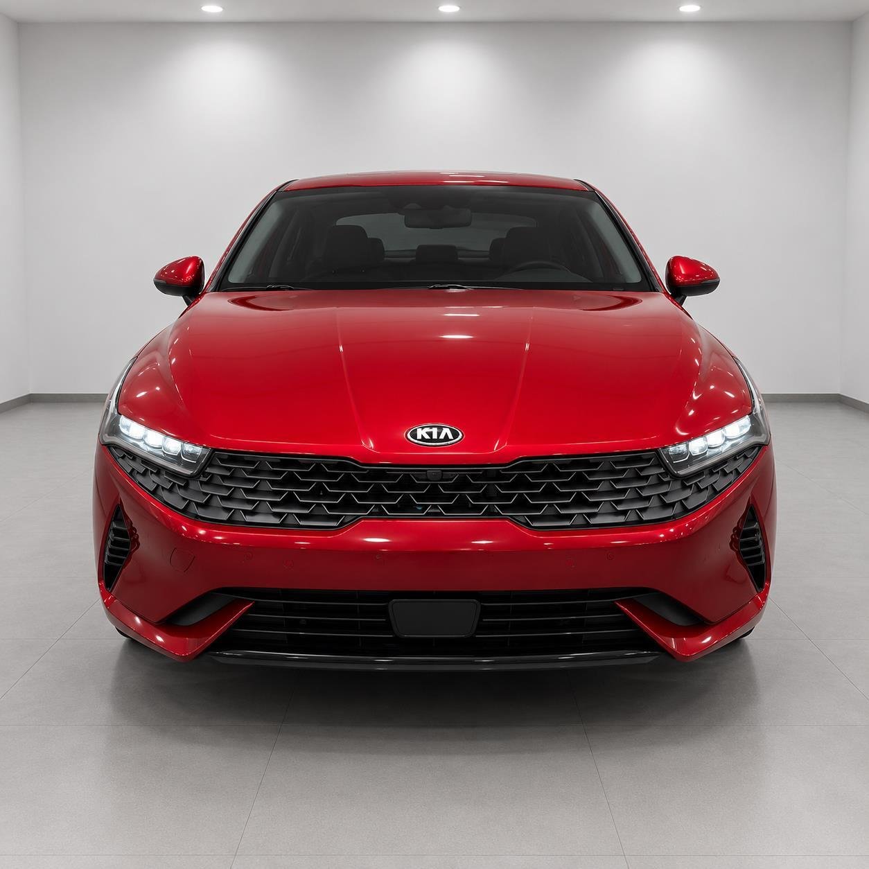Used 2021 Passion Red Kia LXS image 8