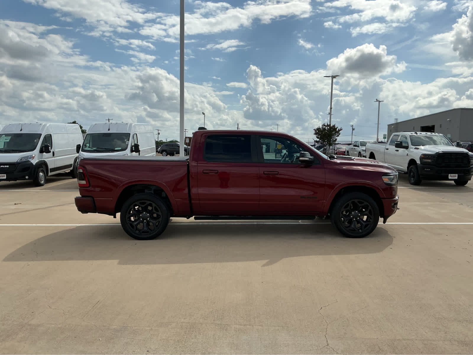 Used 2022 Delmonico Red Pearlcoat Ram Limited image 5