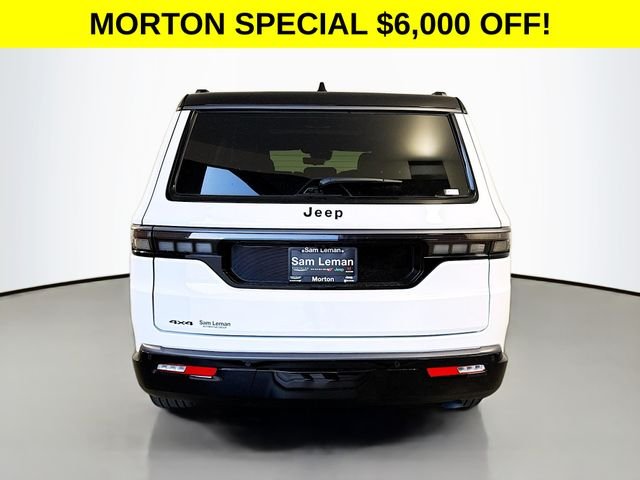 New 2026 Bright White Clear-Coat Exterior Paint Jeep Summit Obsidian image 6