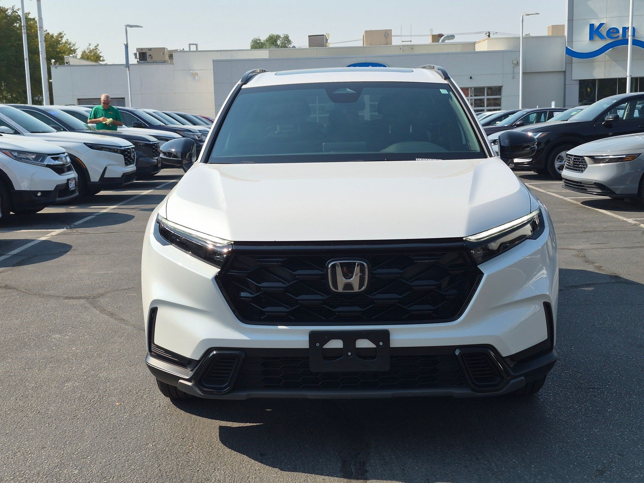 Used 2025 Platinum White Pearl Honda Sport image 9