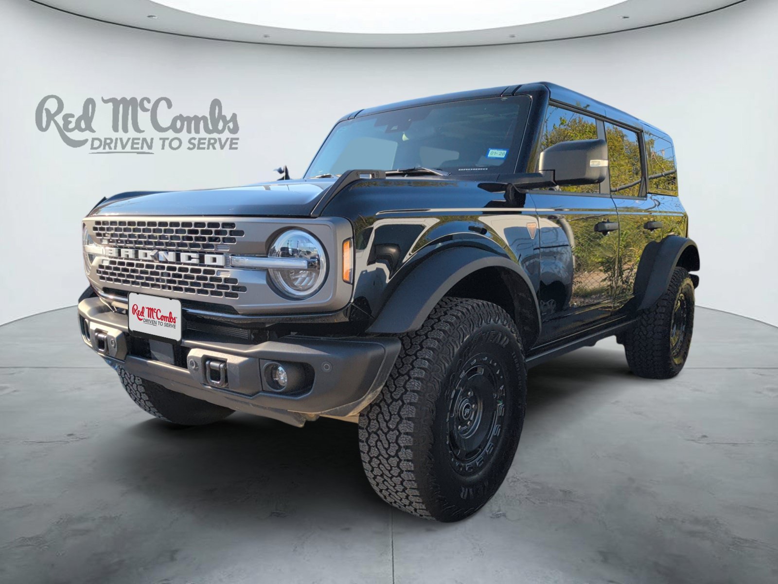 Used 2025 Shadow Black Ford Badlands image 1