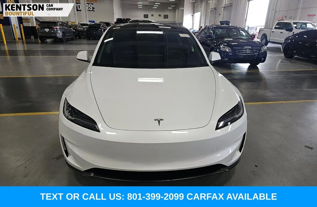Used 2025 White Tesla Performance image 2