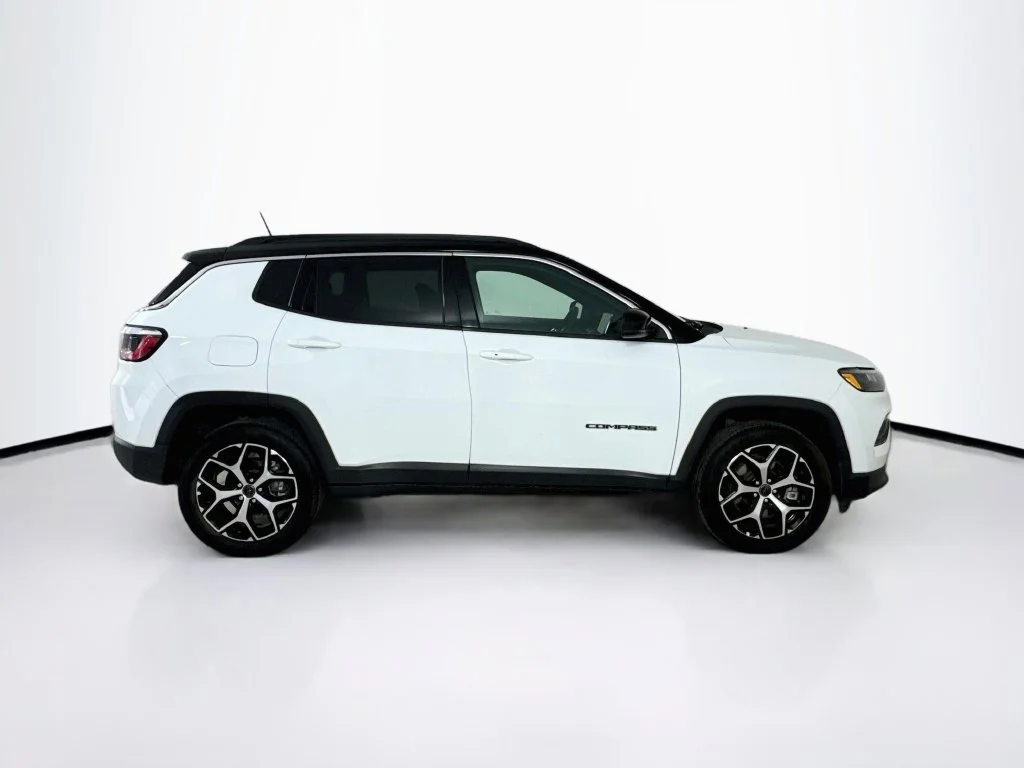 Used 2025 Bright White Clearcoat Jeep Limited image 8