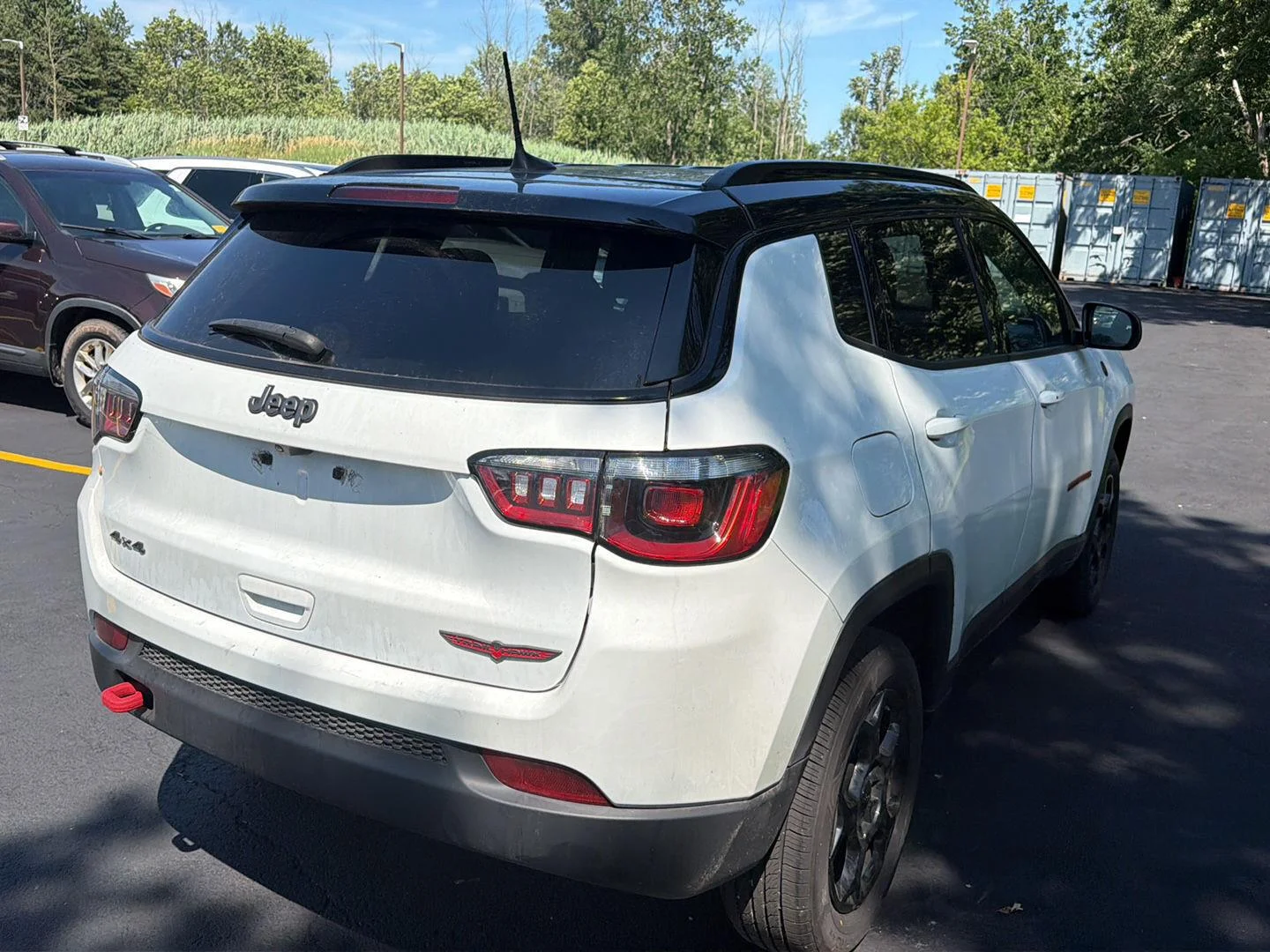 Used 2023 Bright White Clearcoat Jeep Trailhawk image 6
