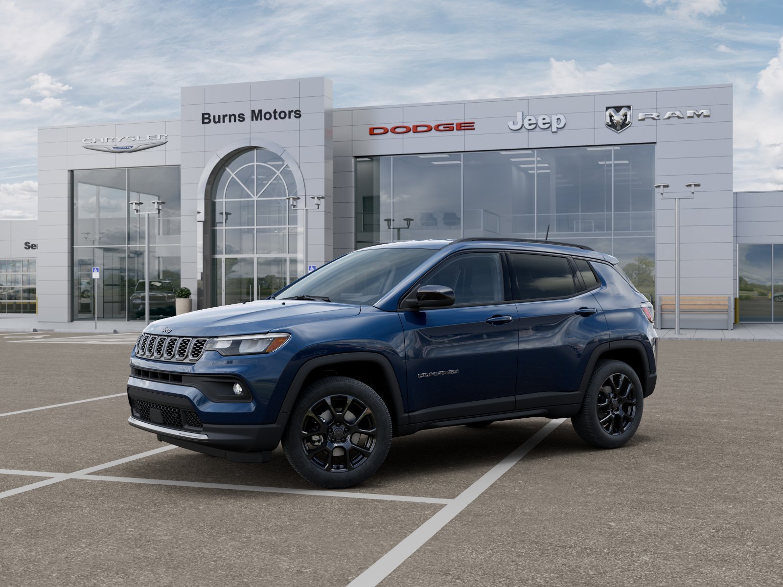 New 2026 Fathom Blue Pearl-Coat Exterior Paint Jeep Latitude Altitude image 2