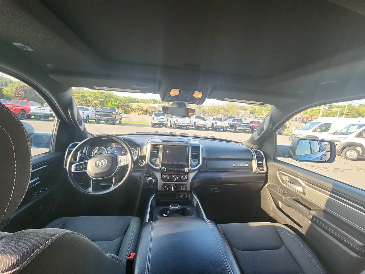 Used 2021 Hydro Blue Pearlcoat Ram Big Horn image 19