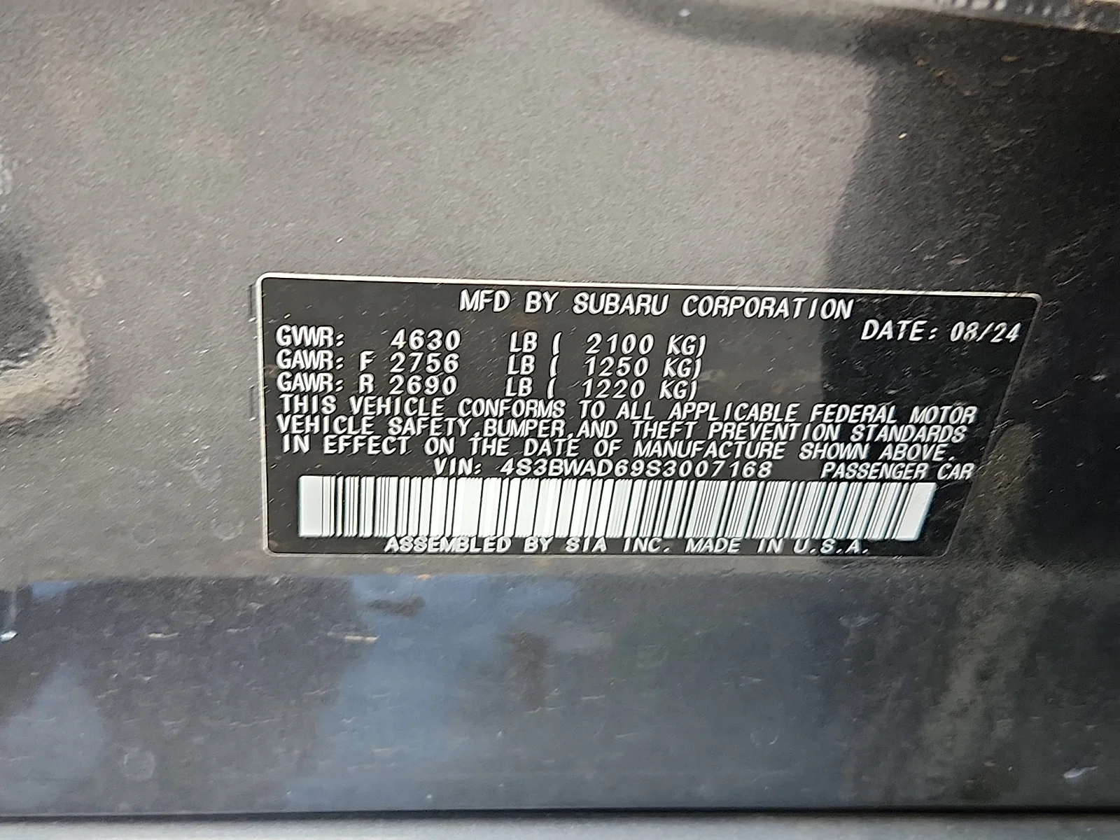 Certified Used 2025 Magnetite Gray Metallic - MG6 Subaru Premium image 25