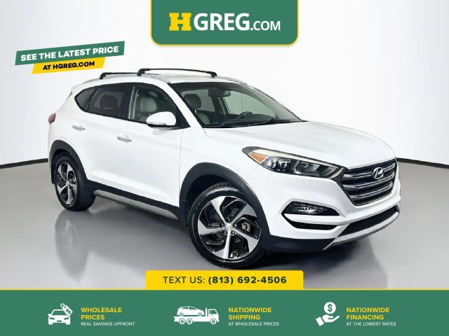 Used 2017 Dazzling White Hyundai Limited image 1
