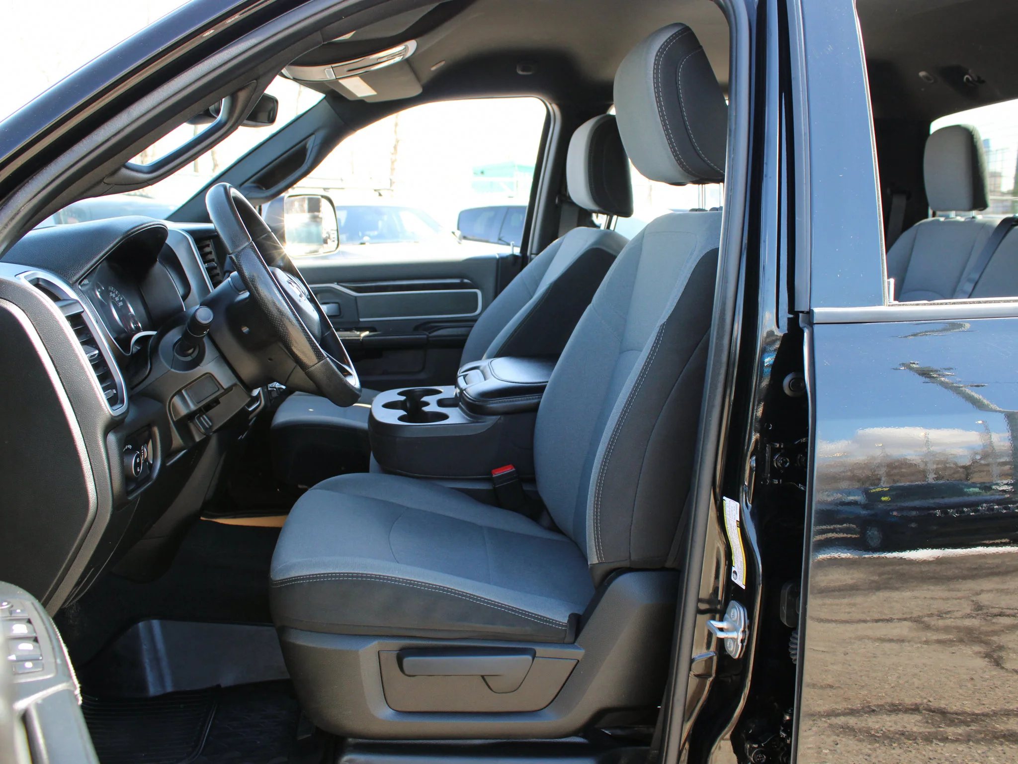 Certified Used 2022 Black RAM Big Horn * Cummins Diesel | Apple CarPlay | Remote Start | Protection Group | Backup Camera image 3