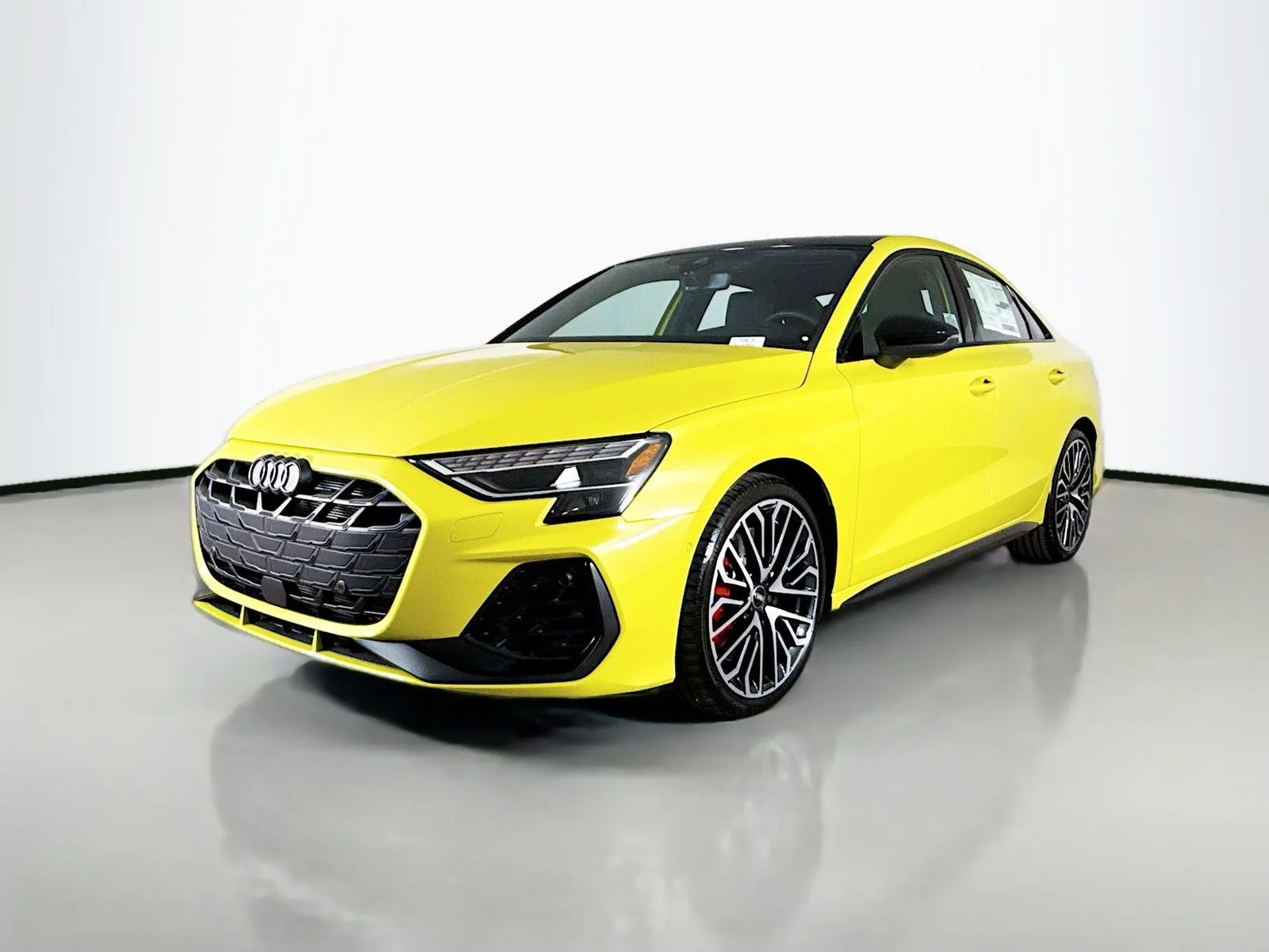 New 2025 Yellow Audi 2.0T Premium Plus image 3
