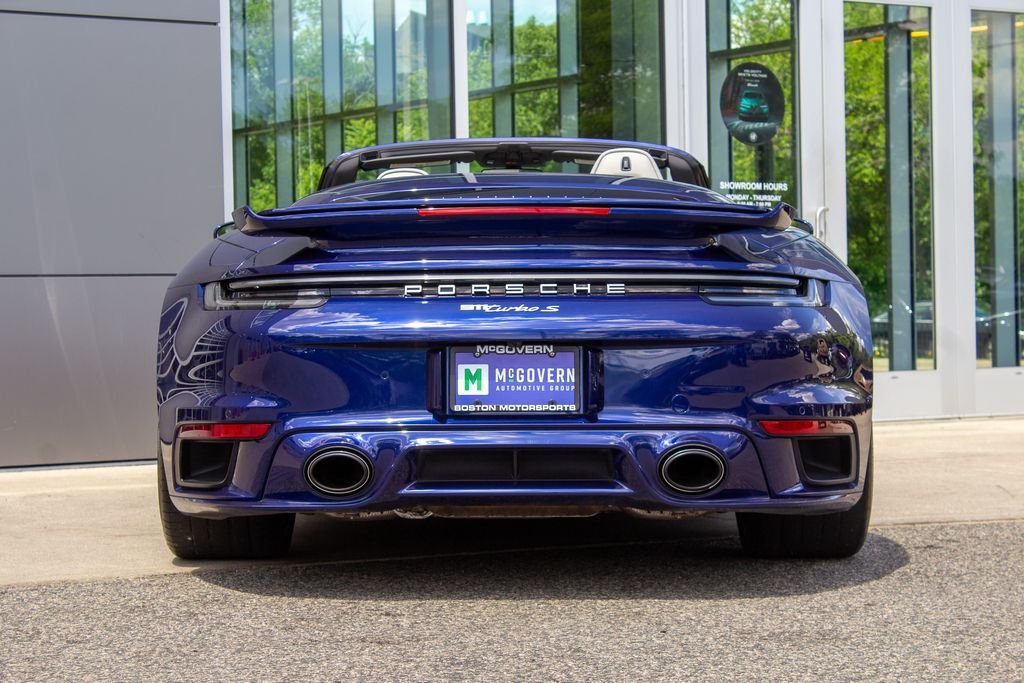 Used 2021 Blue Porsche Turbo S image 10