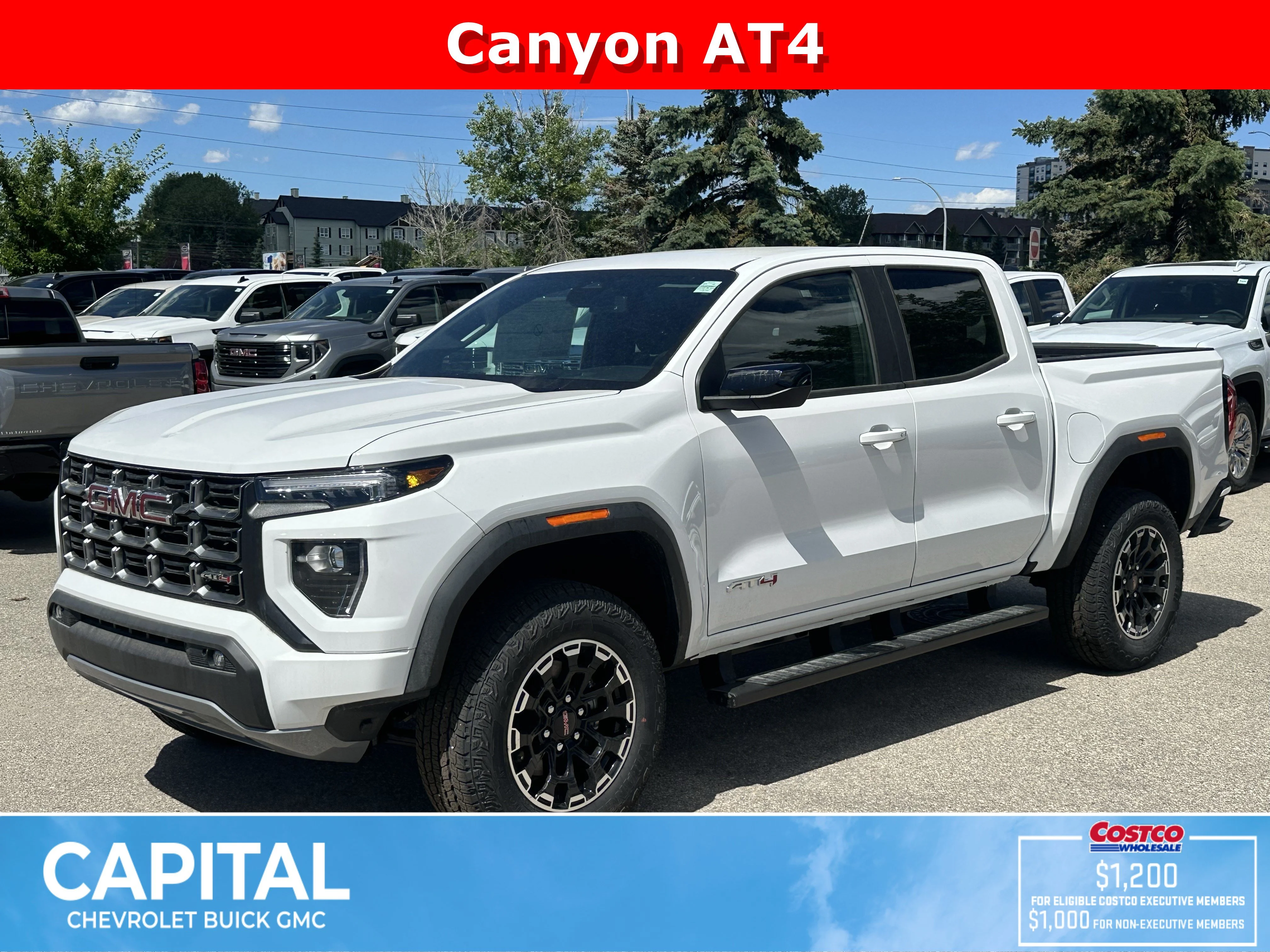 New 2026 Summit White GMC AT4 image 1