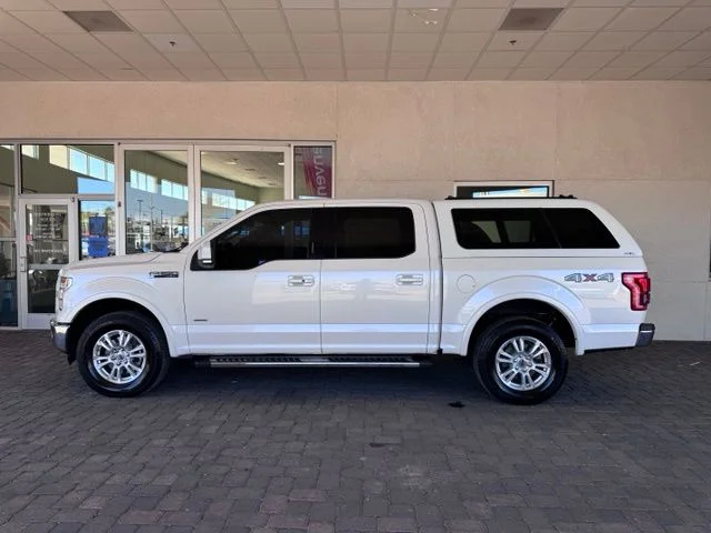 Used 2016 White Platinum Clearcoat Metallic Ford Lariat image 2