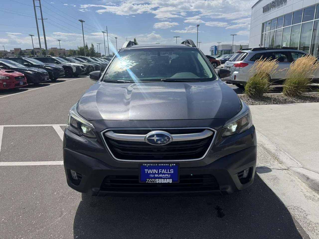Used 2022 Magnetite Gray Metallic Subaru Premium image 2