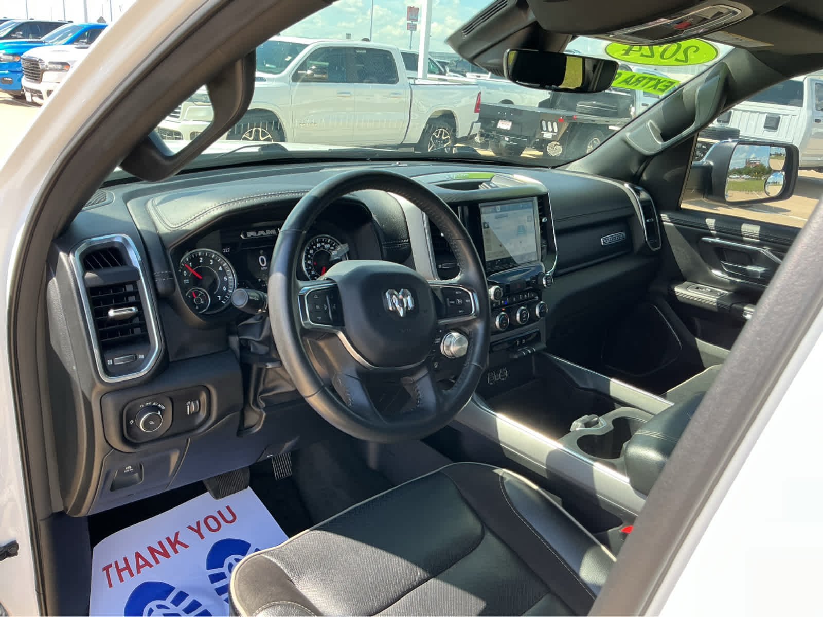 Used 2024 Bright White Clearcoat Ram Laramie image 15