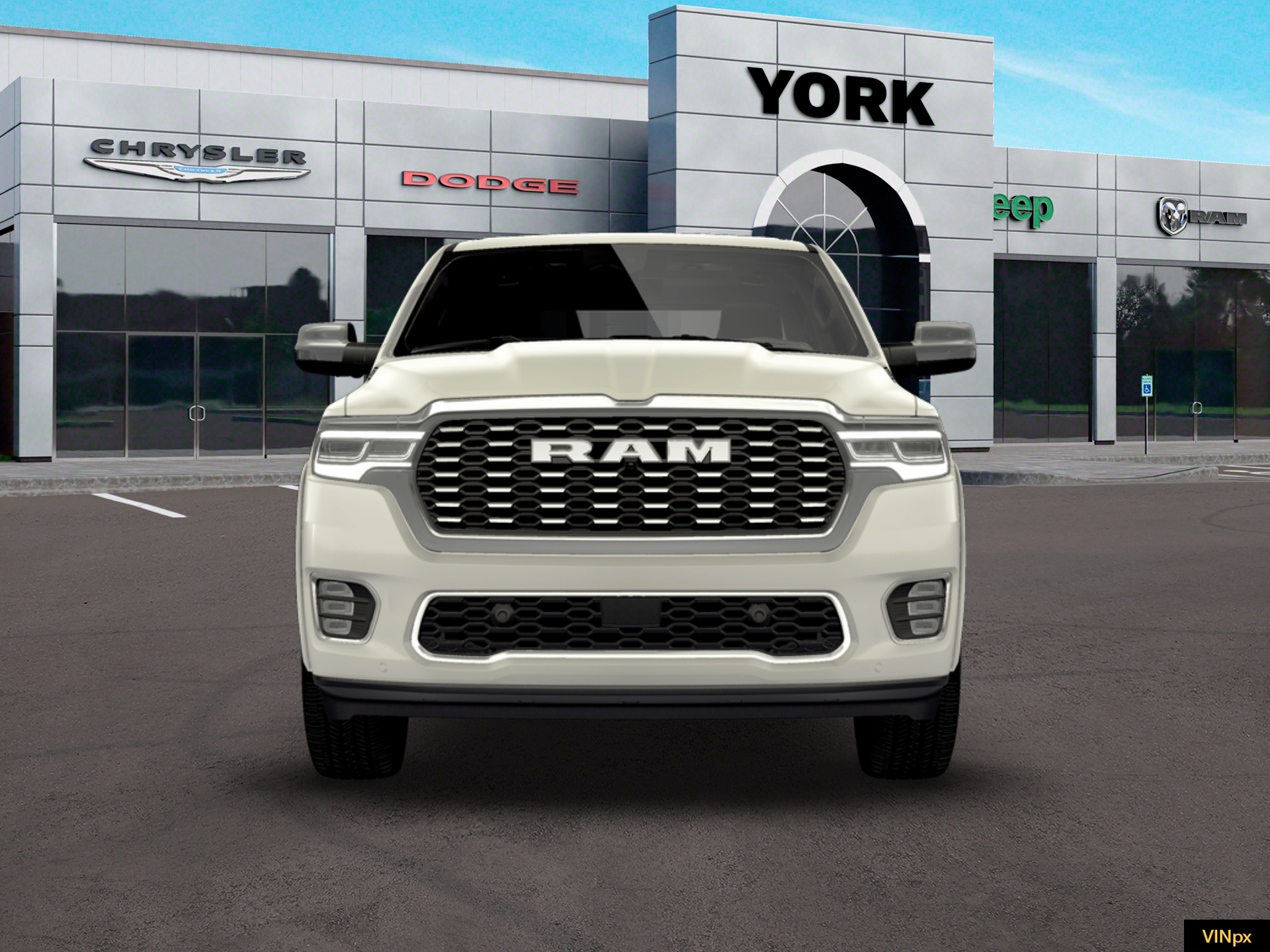 New 2026 Ivory White Tri-Coat Pearl-Coat Exterior Paint RAM Tungsten image 24