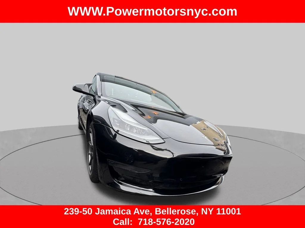 Used 2021 Black Tesla Standard Range Plus image 8