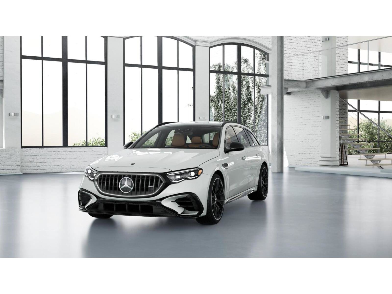 New 2027 MANUFAKTUR Moonlight White Metallic Mercedes-Benz AMG® E 53 Hybrid Wagon image 41