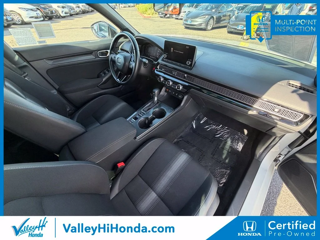 Certified Used 2025 Platinum White Pearl Honda 4D SPORT image 18