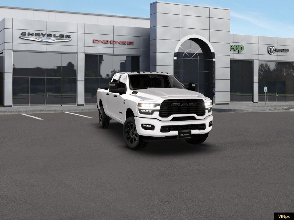 New 2026 Bright White Clear-Coat Exterior Paint RAM Big Horn image 13