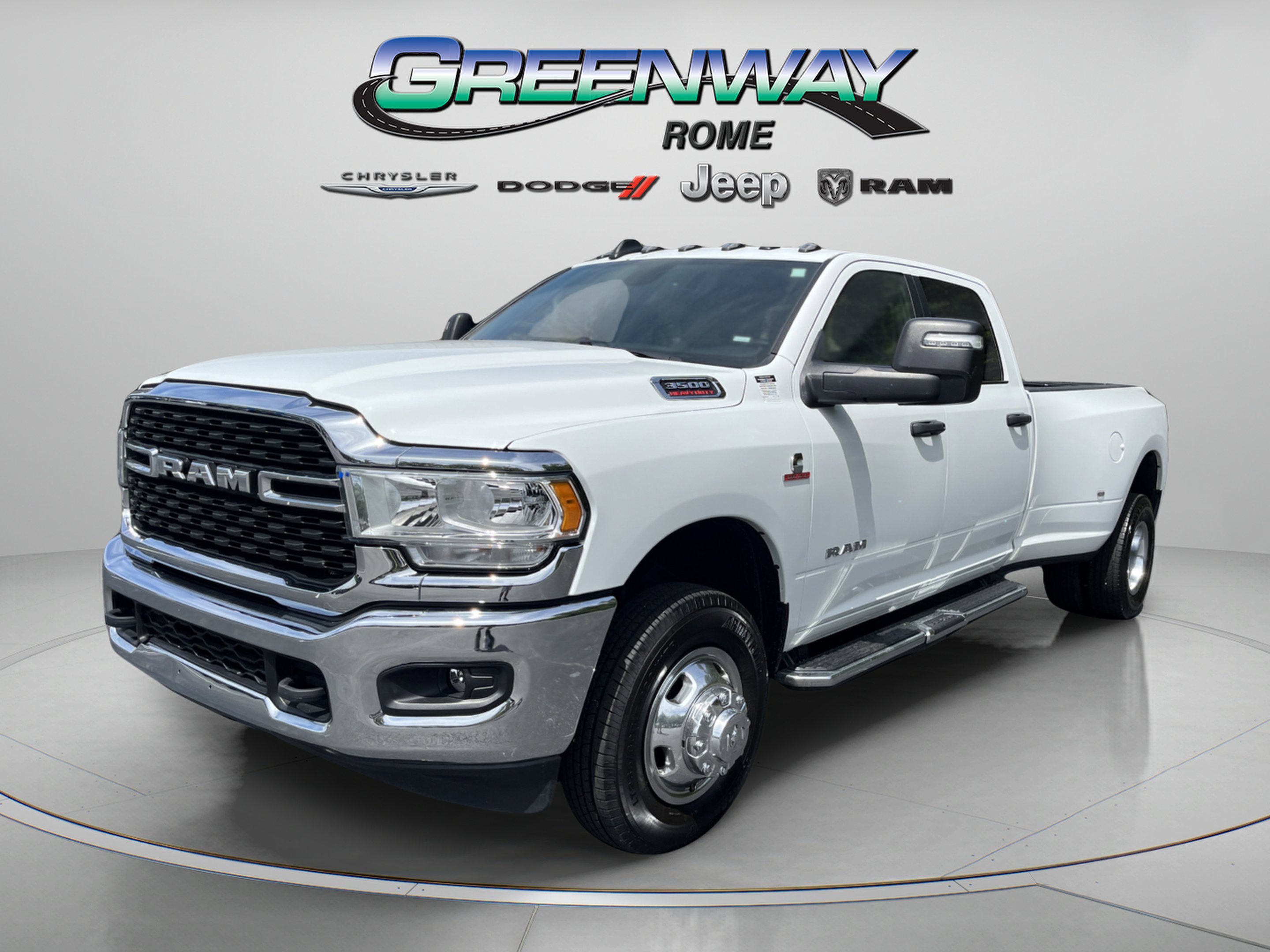 Used 2024 Bright White Clearcoat Ram Big Horn image 3