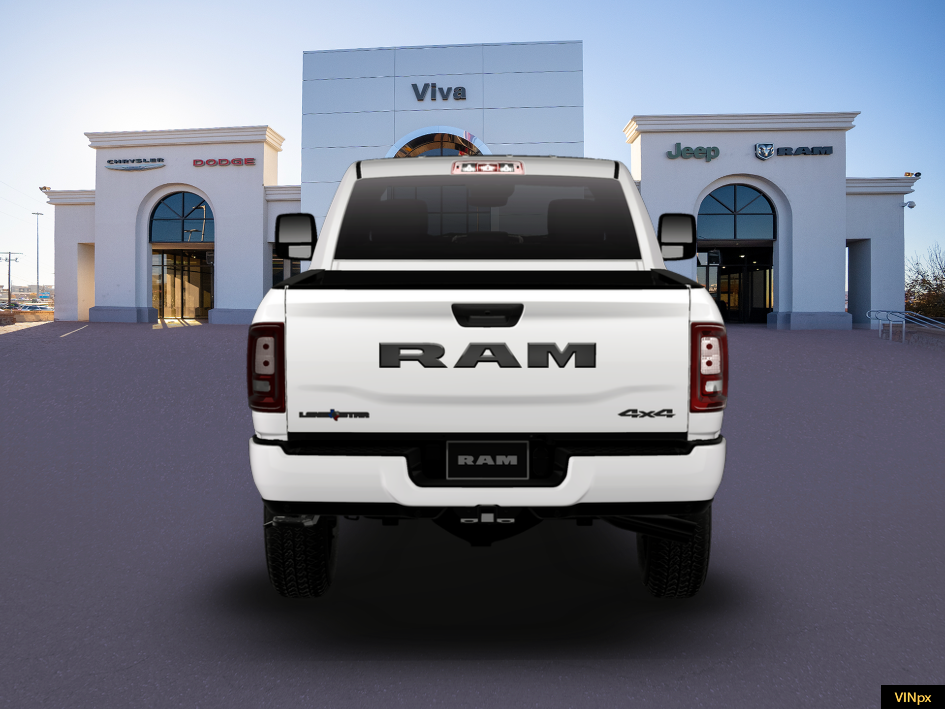 New 2026 Bright White Clear-Coat Exterior Paint RAM Big Horn image 18