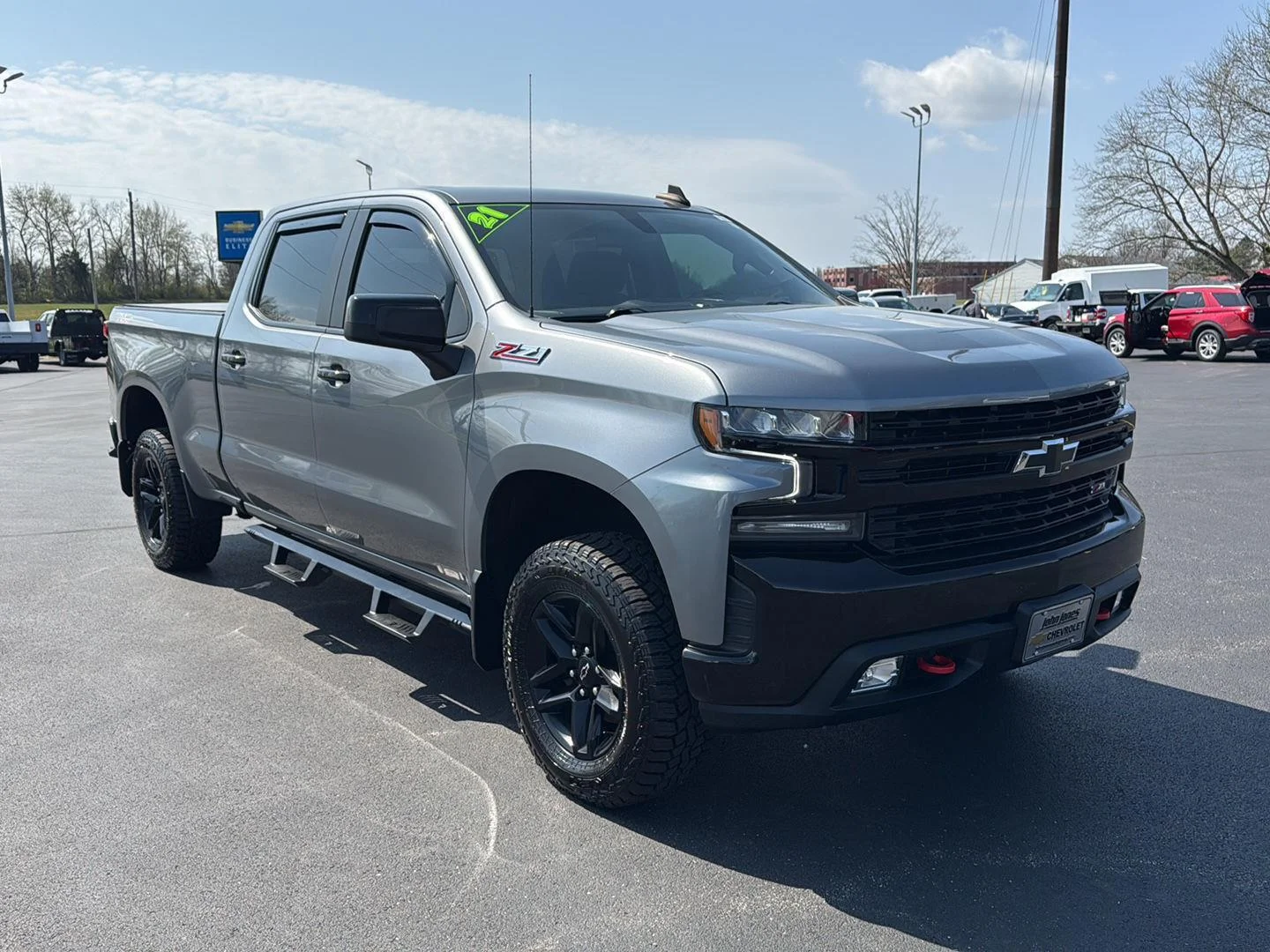 Used 2021 Satin Steel Metallic Chevrolet LT Trail Boss image 2