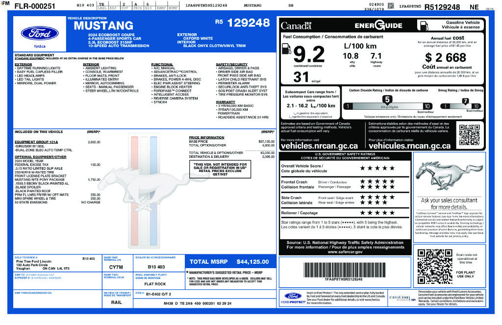 Used 2024 White Ford EcoBoost image 26