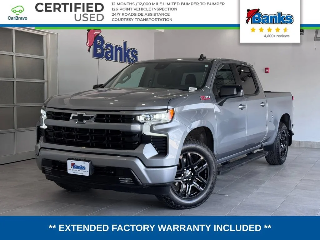 Certified Used 2024 Sterling Gray Metallic Chevrolet RST image 1