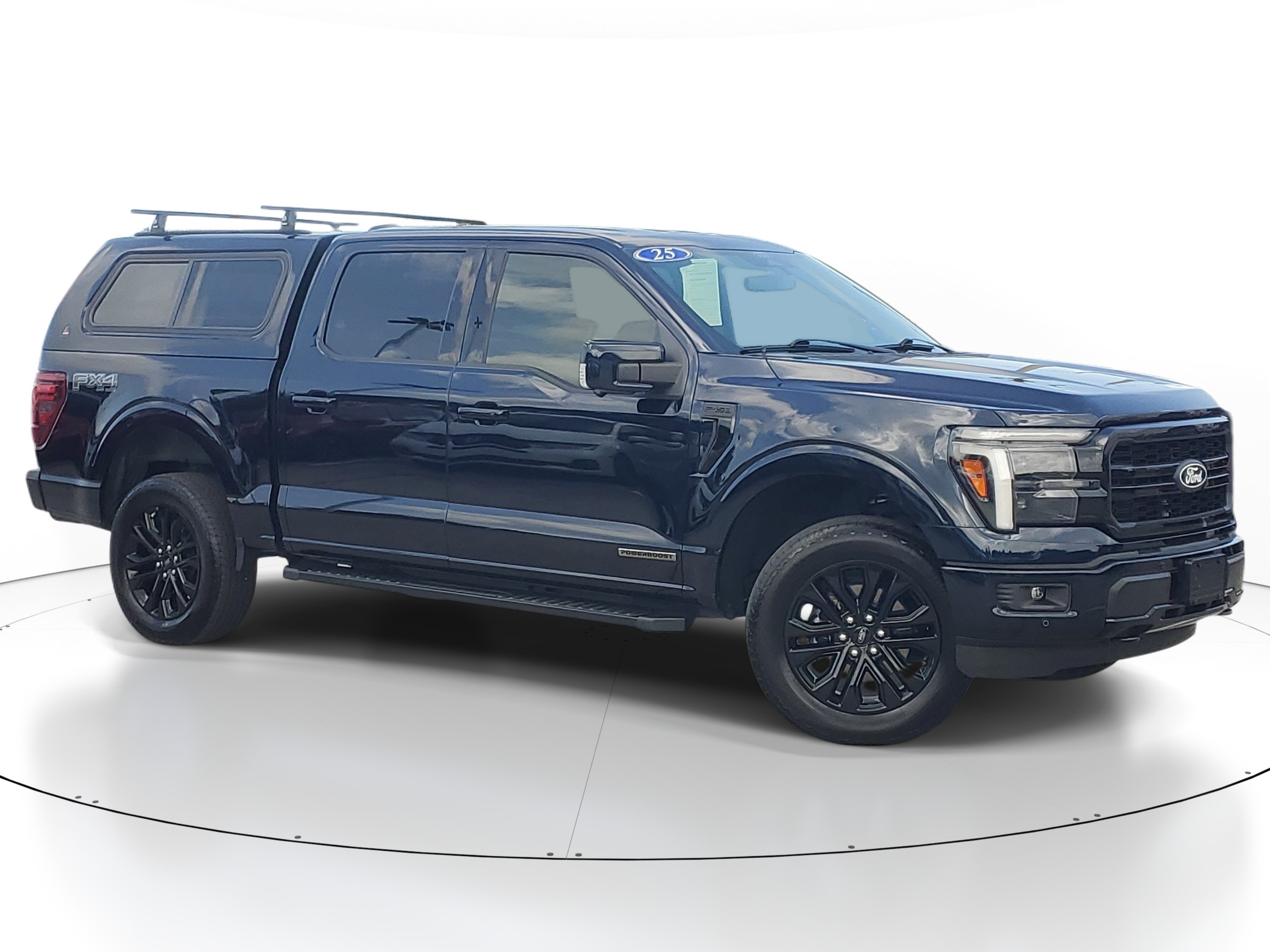Used 2025 Antimatter Blue Metallic Ford LARIAT image 1