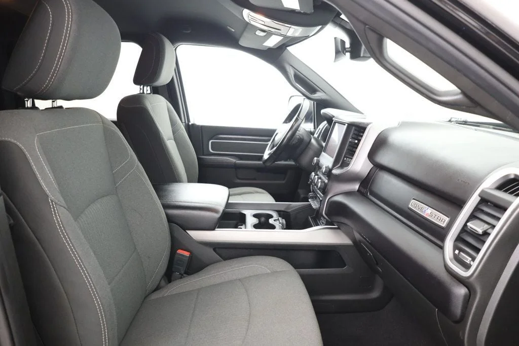 Used 2022 Black Clearcoat Ram Lone Star 4x4 Crew Cab 8