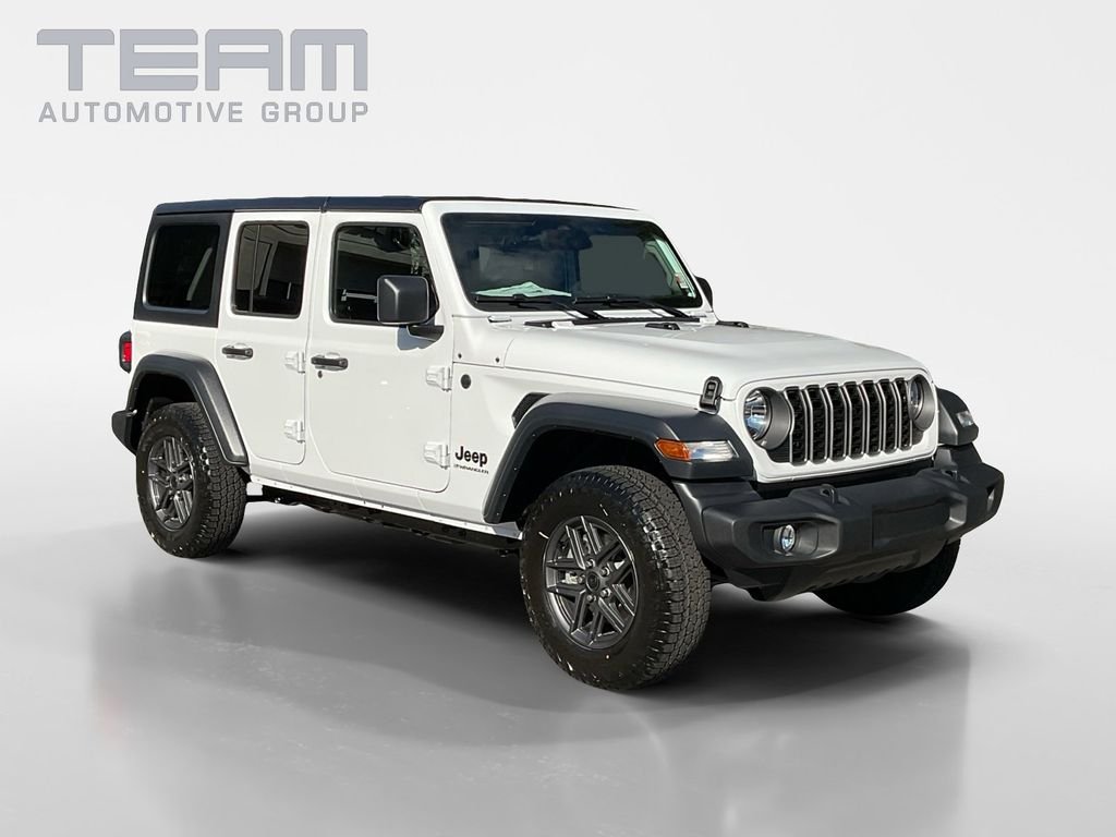 New 2026 Bright White Clear-Coat Exterior Paint Jeep Sport S image 1
