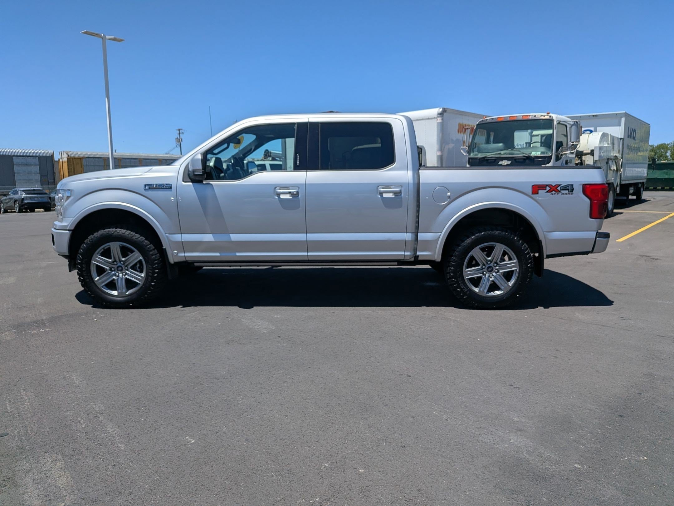 Used 2019 Ingot Silver Metallic Ford LARIAT image 2