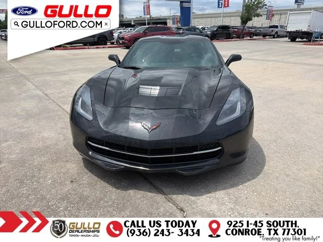 Used 2015 Black Chevrolet Stingray Z51 image 2