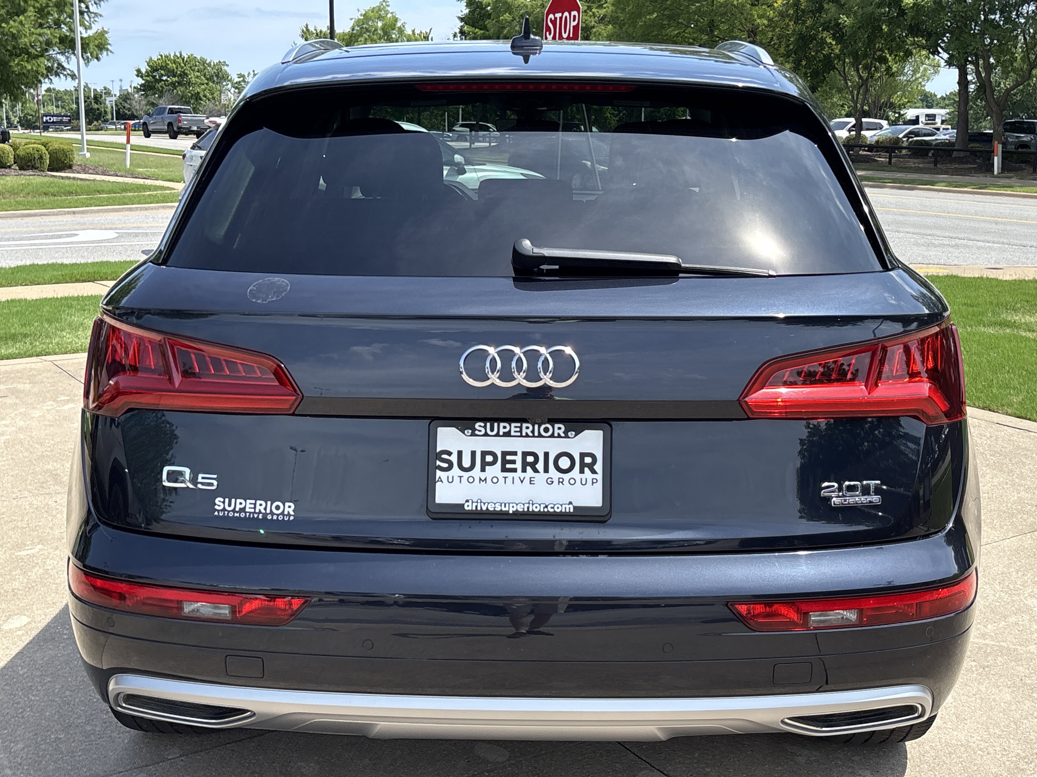 Used 2018 Moonlight Blue Metallic Audi 2.0T Premium Plus AWD image 5