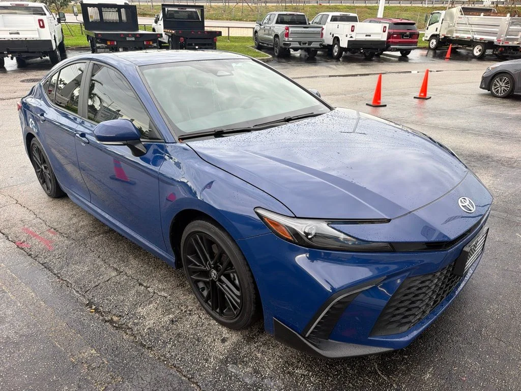 Used 2025 Blue Toyota SE image 3