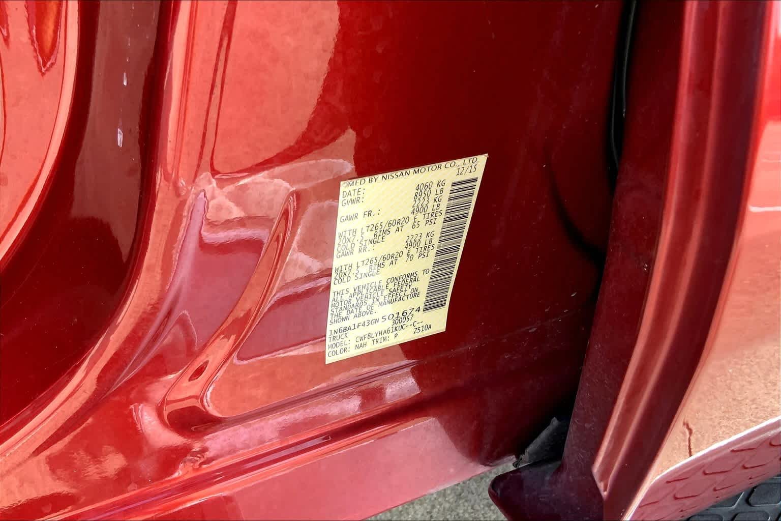 Used 2016  Nissan Platinum Reserve image 35