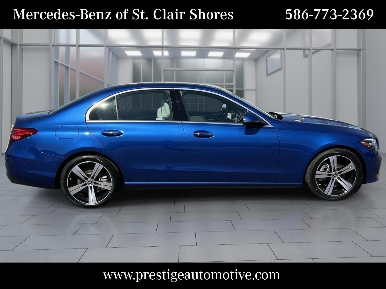 Certified Used 2025 Blue Mercedes-Benz C 300 image 6