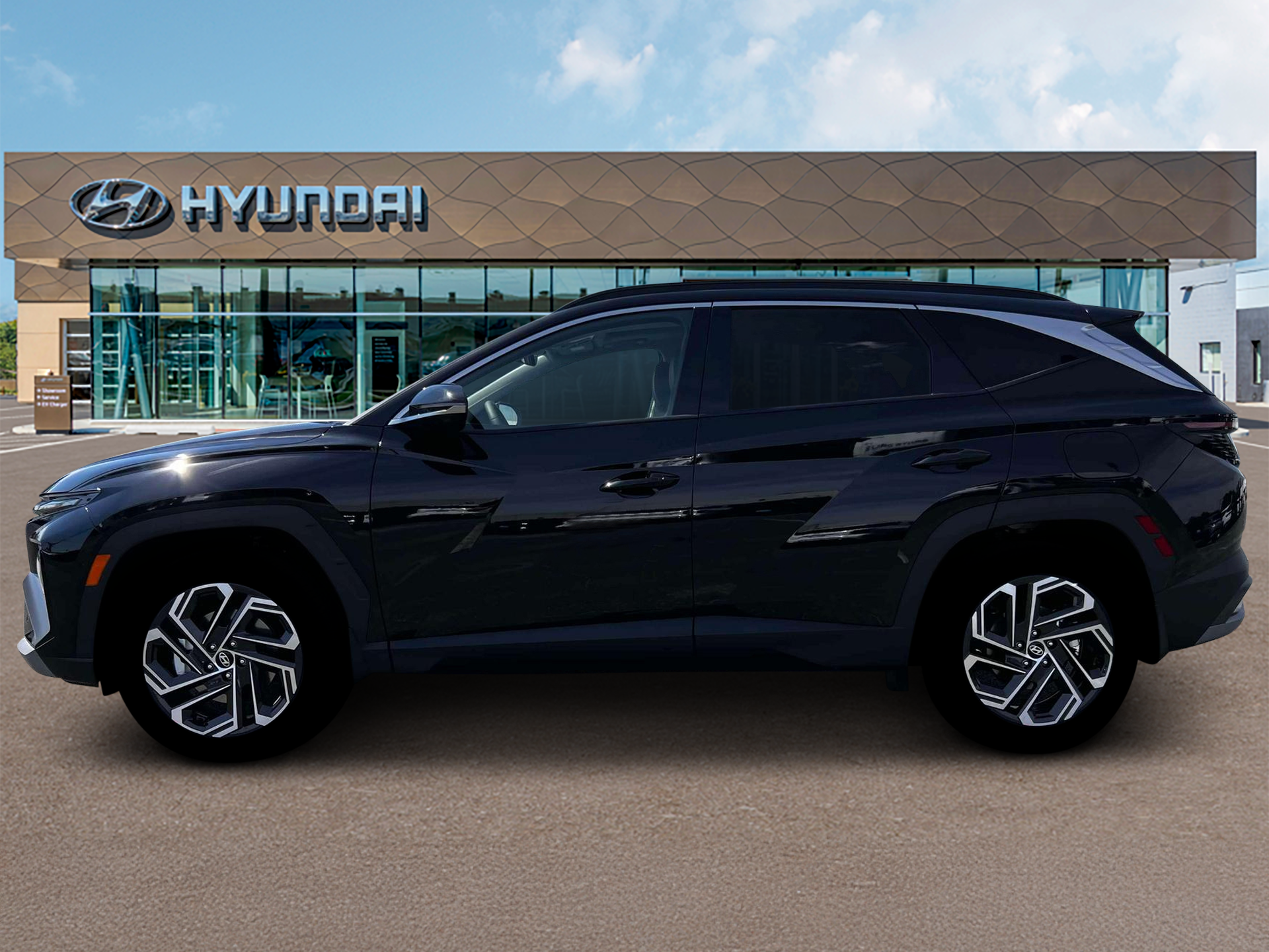 New 2026 Phantom Black Hyundai Limited AWD image 3